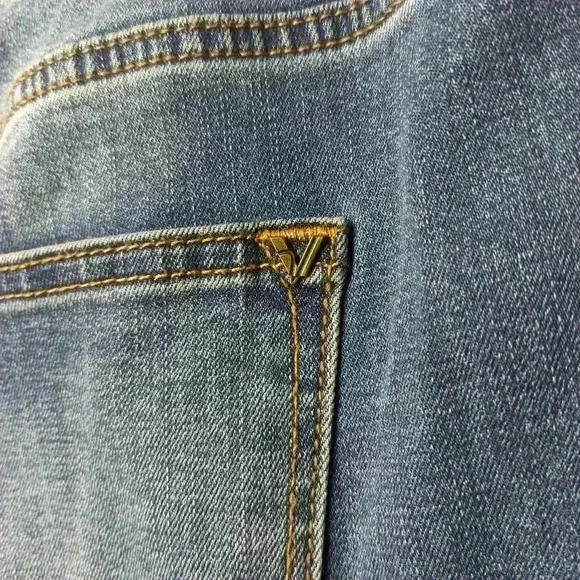 VIGOSS CROP STRAIGHT Jeans for women Size 31 Stretch  in great condition - Picture 6 of 12